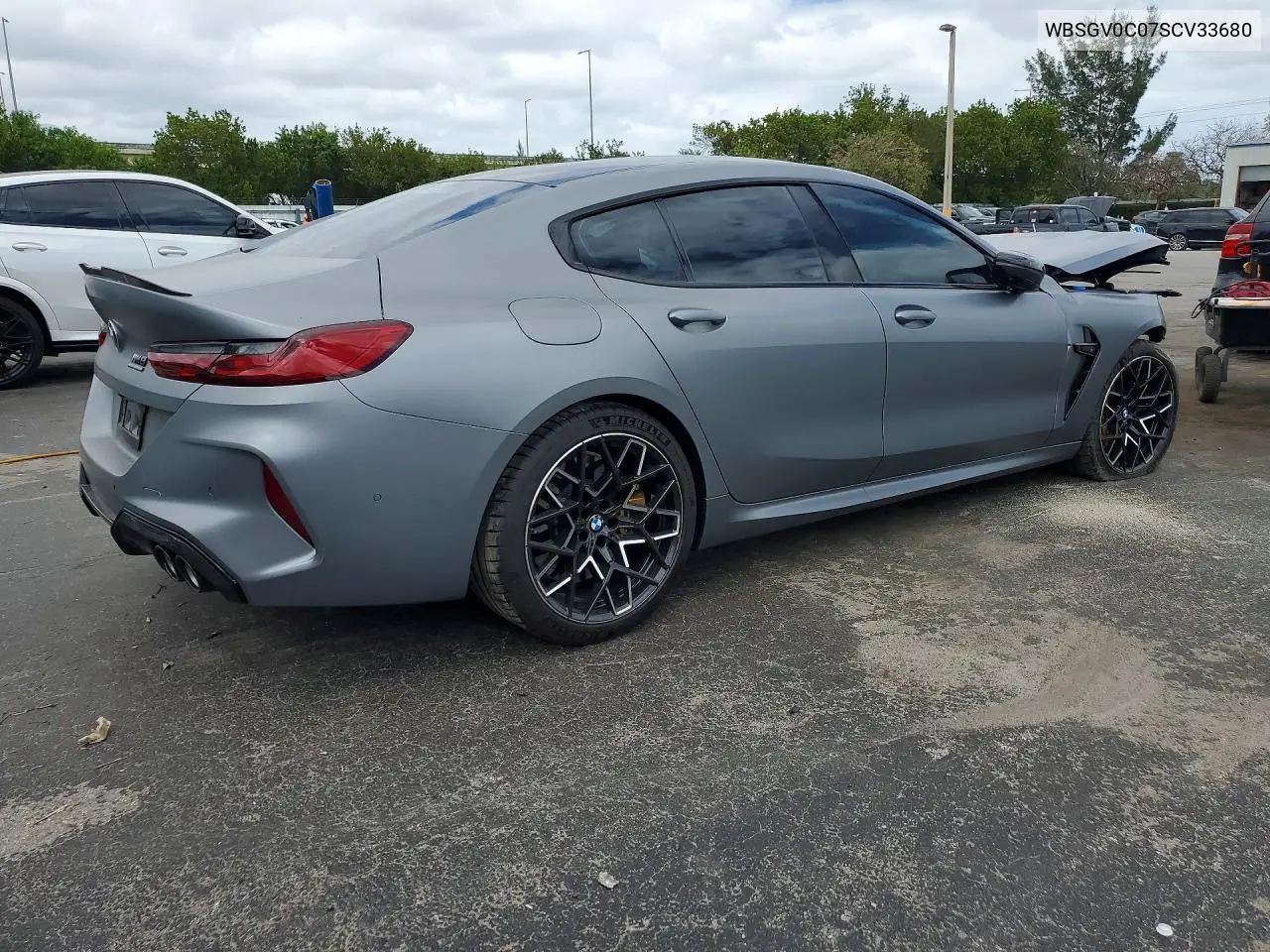 2025 BMW M8 VIN: WBSGV0C07SCV33680 Lot: 49428726