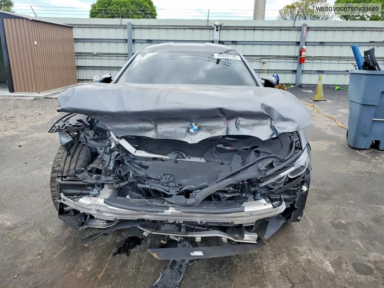 2025 BMW M8 VIN: WBSGV0C07SCV33680 Lot: 49428726