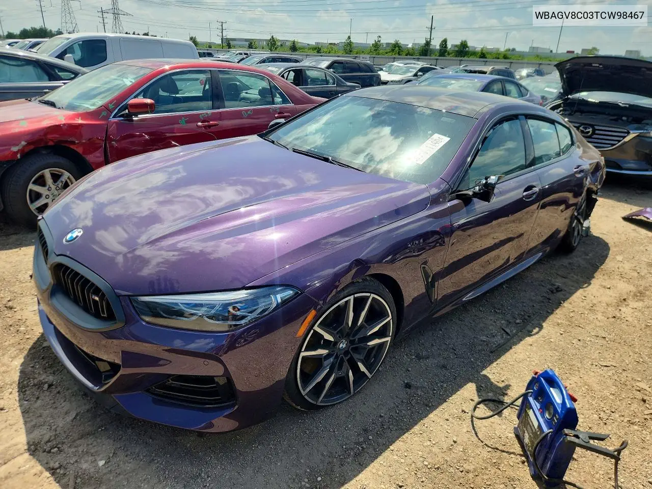 2026 BMW M850Xi VIN: WBAGV8C03TCW98467 Lot: 58941146
