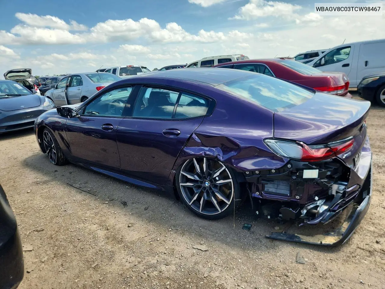 2026 BMW M850Xi VIN: WBAGV8C03TCW98467 Lot: 58941146