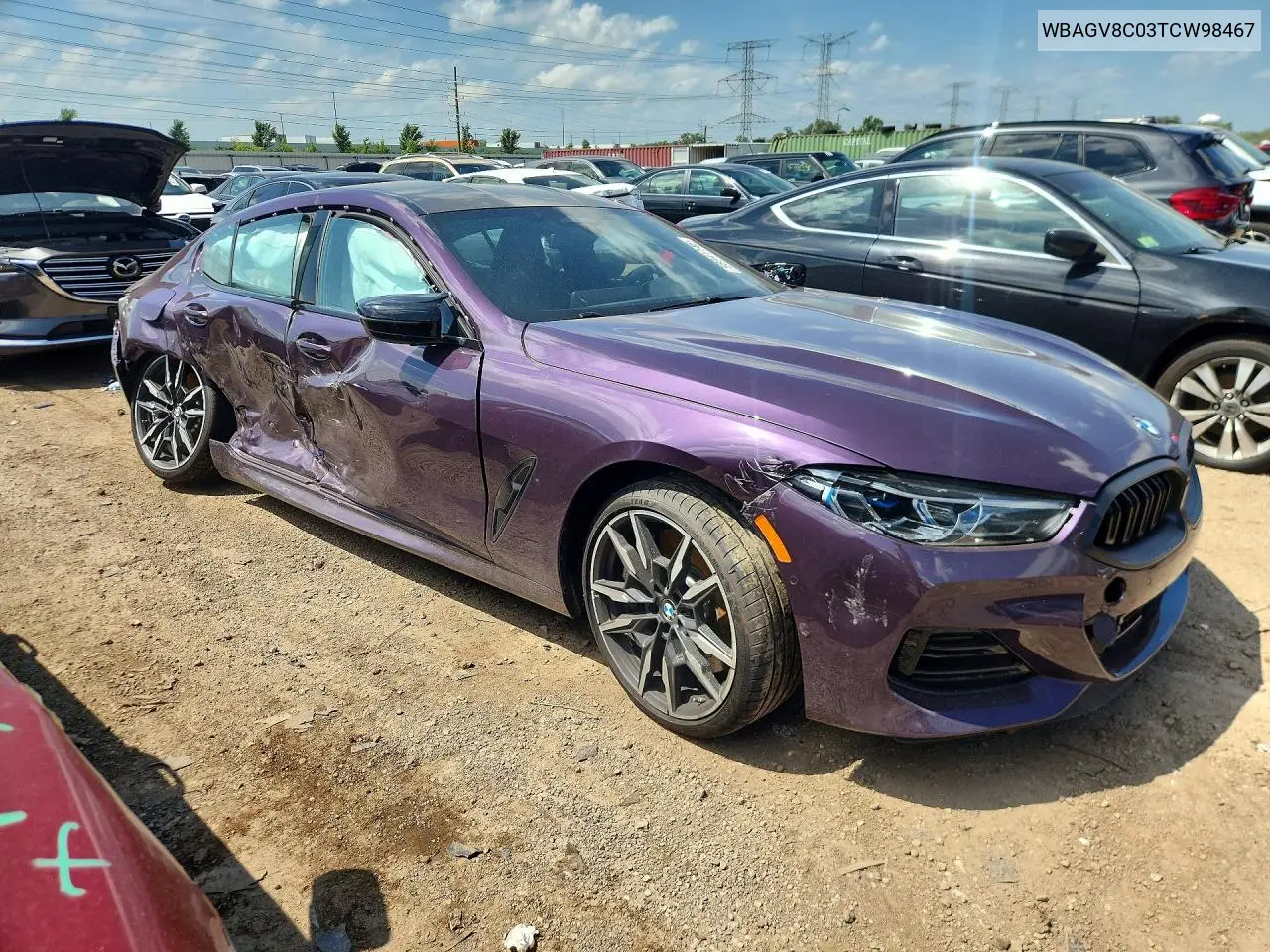 2026 BMW M850Xi VIN: WBAGV8C03TCW98467 Lot: 58941146