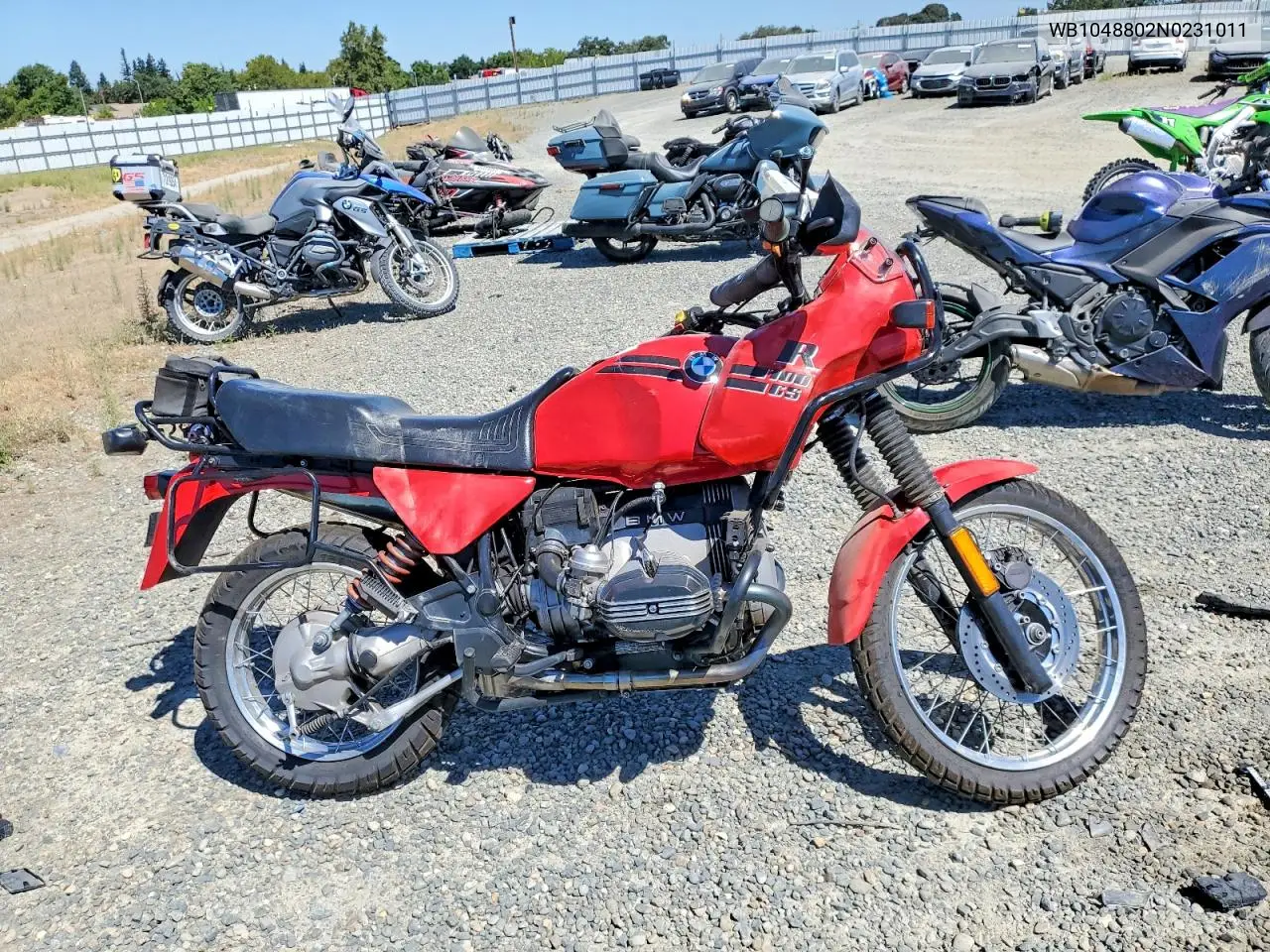 1992 BMW R100 Gs VIN: WB1048802N0231011 Lot: 60210786
