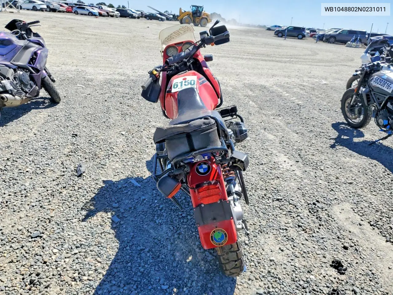 1992 BMW R100 Gs VIN: WB1048802N0231011 Lot: 60210786