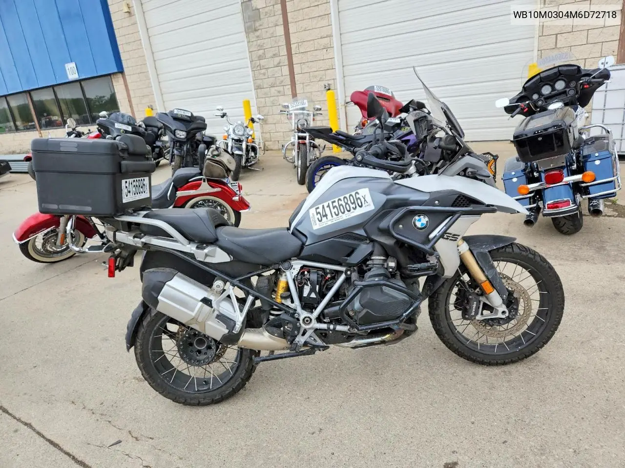 2021 BMW R 1250 Gs VIN: WB10M0304M6D72718 Lot: 54156896