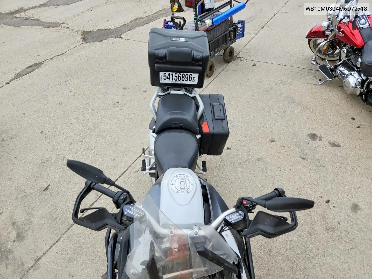 2021 BMW R 1250 Gs VIN: WB10M0304M6D72718 Lot: 54156896