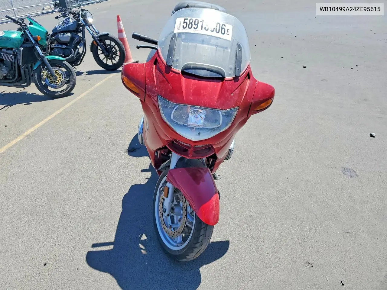 2004 BMW R1150 Rt VIN: WB10499A24ZE95615 Lot: 58913306