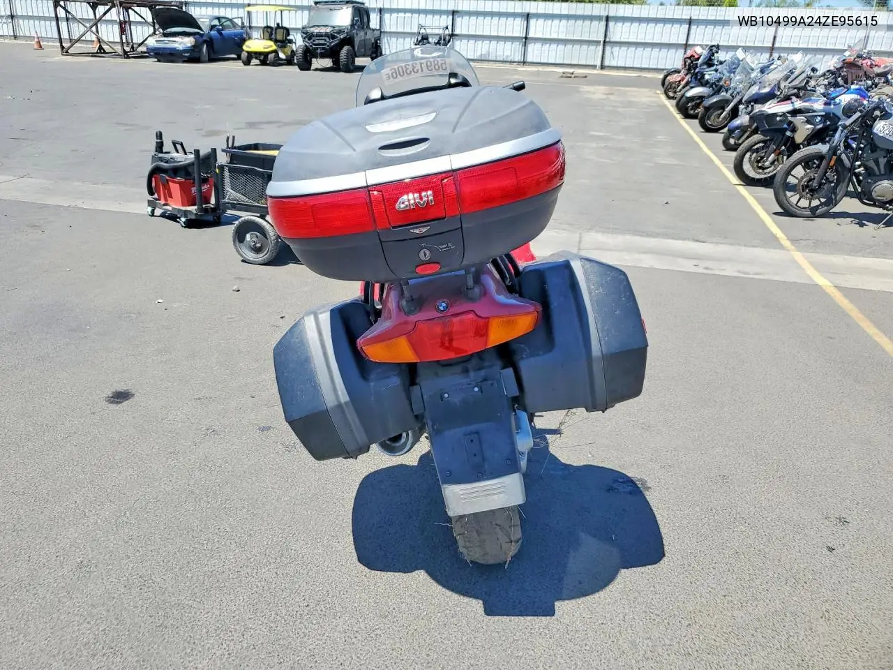 2004 BMW R1150 Rt VIN: WB10499A24ZE95615 Lot: 58913306