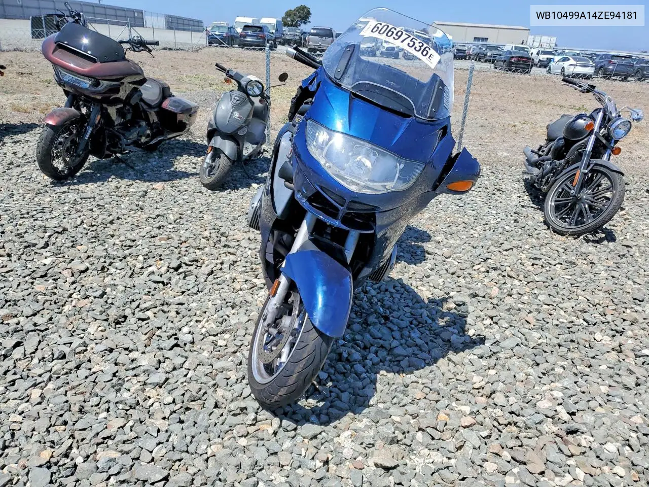 2004 BMW R1150 Rt VIN: WB10499A14ZE94181 Lot: 60697536
