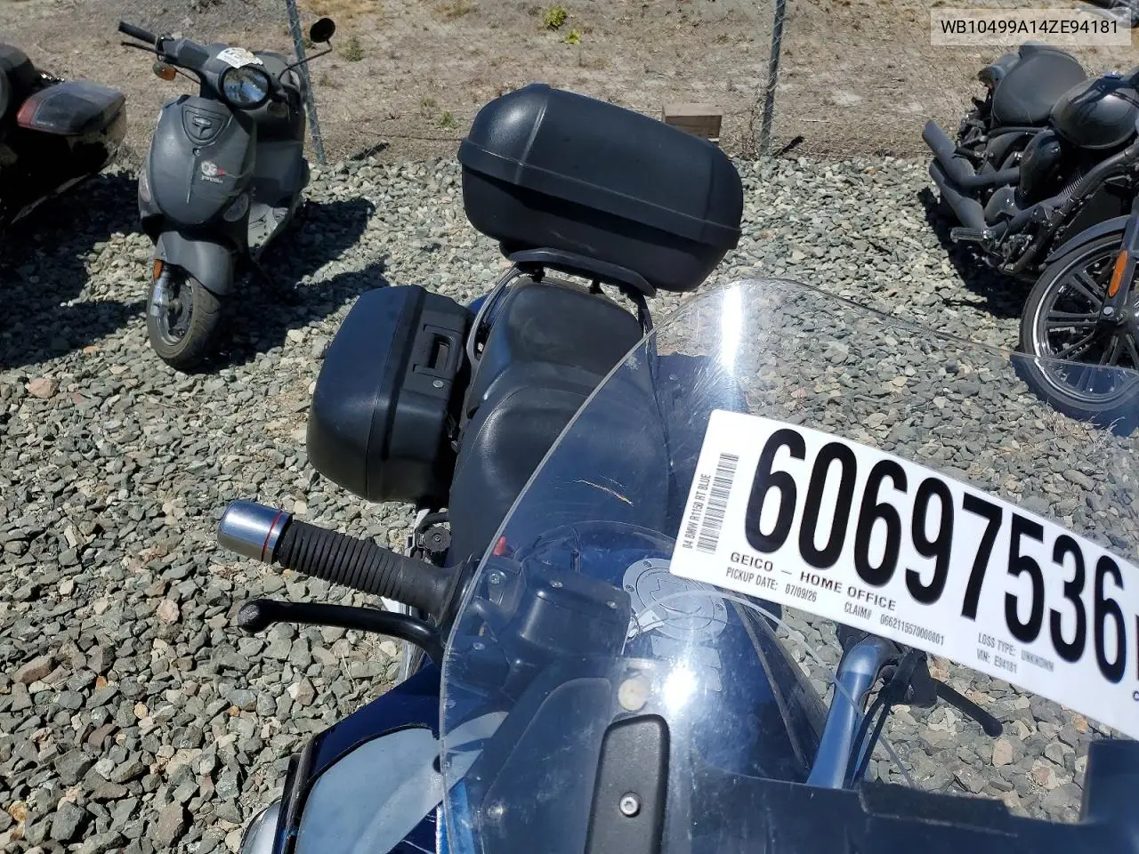 2004 BMW R1150 Rt VIN: WB10499A14ZE94181 Lot: 60697536