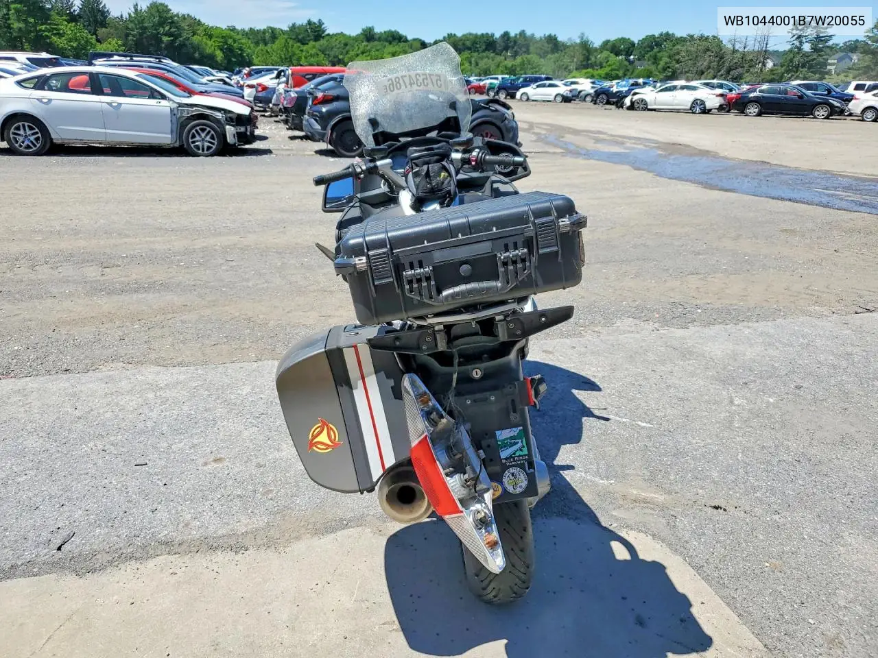 2011 BMW R1200Rt VIN: WB1044001BZW20055 Lot: 57534786