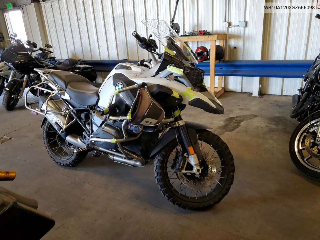 2016 BMW R1200 Gs Adventure VIN: WB10A1202GZ666098 Lot: 58873596