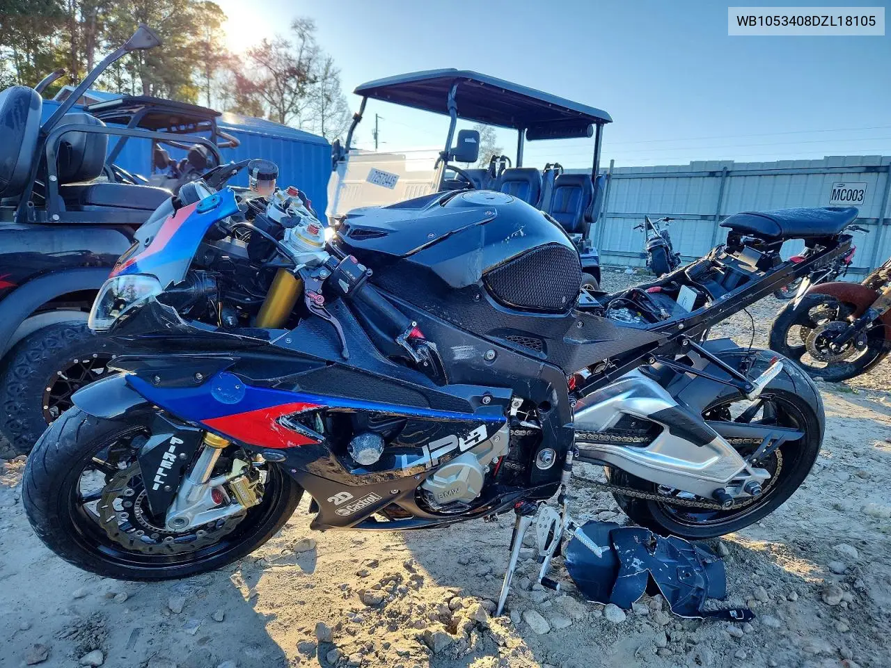 2013 BMW S 1000 Rr VIN: WB1053408DZL18105 Lot: 76199285