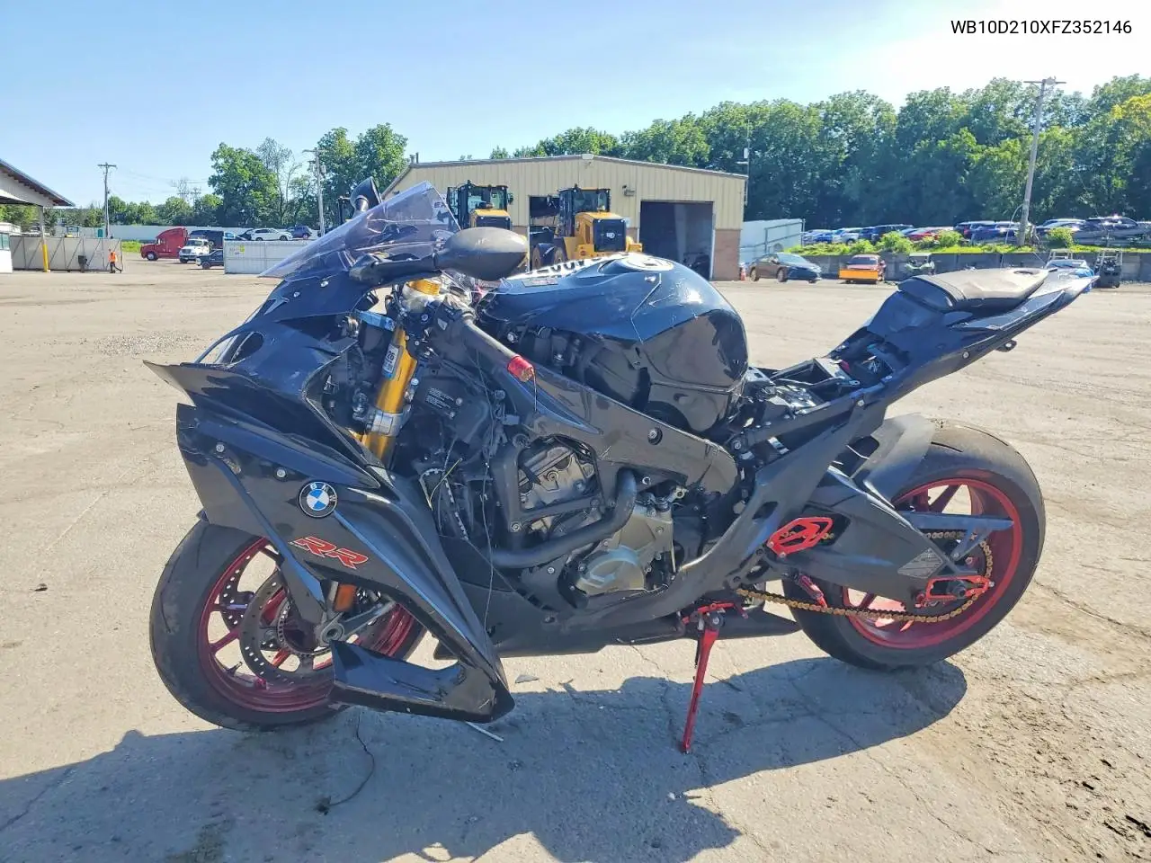 2015 BMW S 1000 Rr VIN: WB10D210XFZ352146 Lot: 61342876