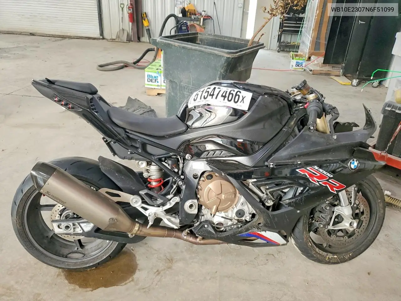 2022 BMW S 1000 Rr VIN: WB10E2307N6F51099 Lot: 61547466