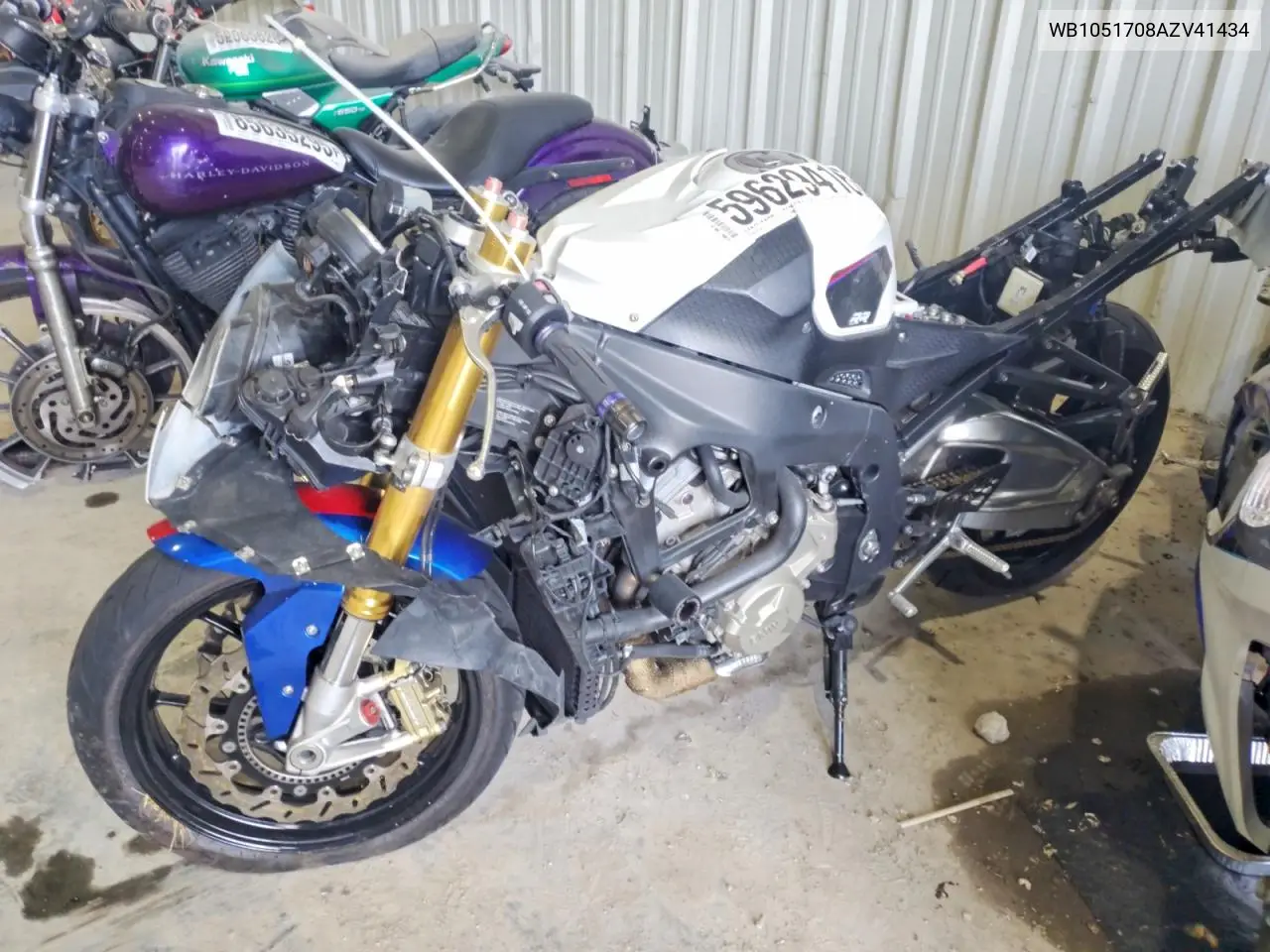 2010 BMW S 1000 Rr VIN: WB1051708AZV41434 Lot: 59629416