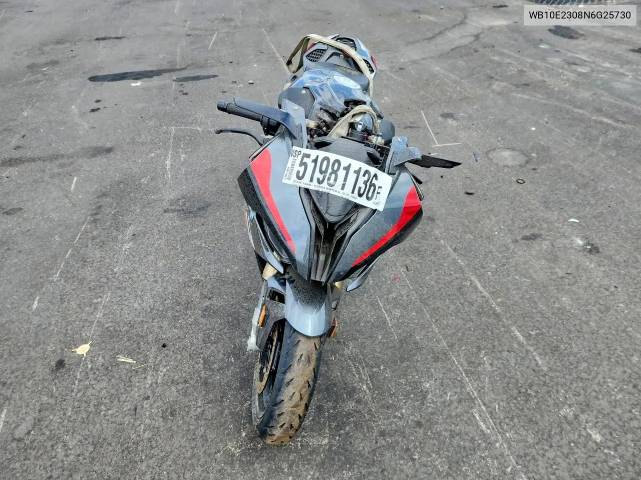 2022 BMW S 1000 Rr VIN: WB10E2308N6G25730 Lot: 51981136