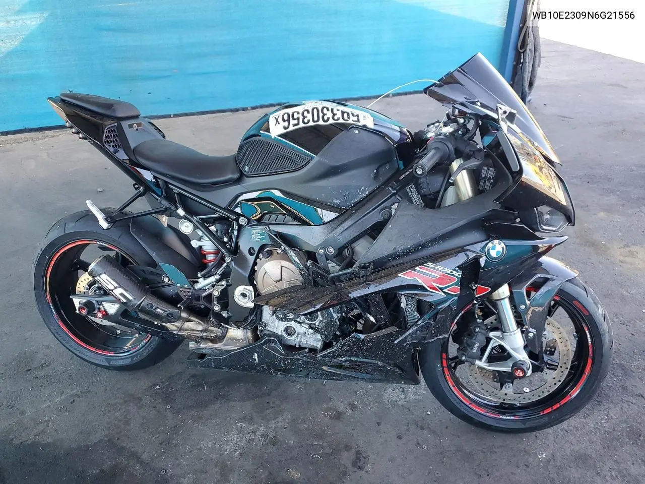 2022 BMW S 1000 Rr VIN: WB10E2309N6G21556 Lot: 59330356