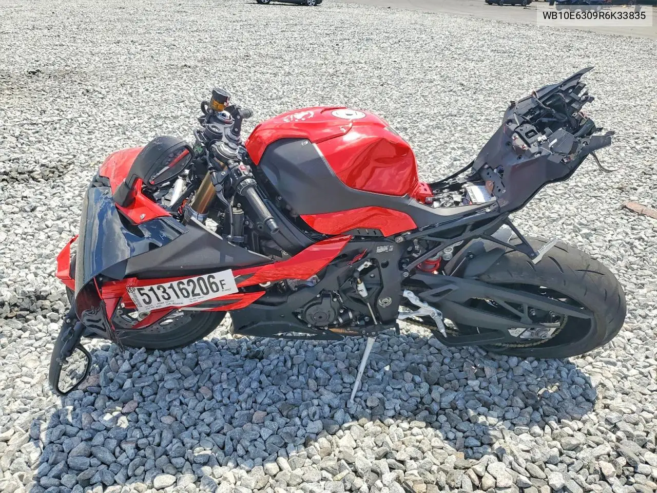 2024 BMW S 1000 Rr VIN: WB10E6309R6K33835 Lot: 51316206