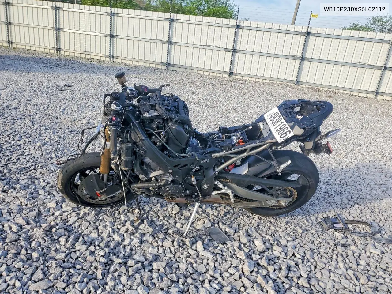 2025 BMW S 1000 Rr VIN: WB10P230XS6L62112 Lot: 49381966
