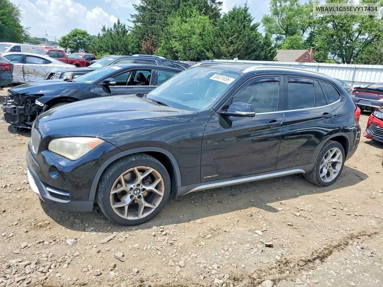 2014 BMW X1 xDrive28I VIN: WBAVL1C55EVY17434 Lot: 58631036