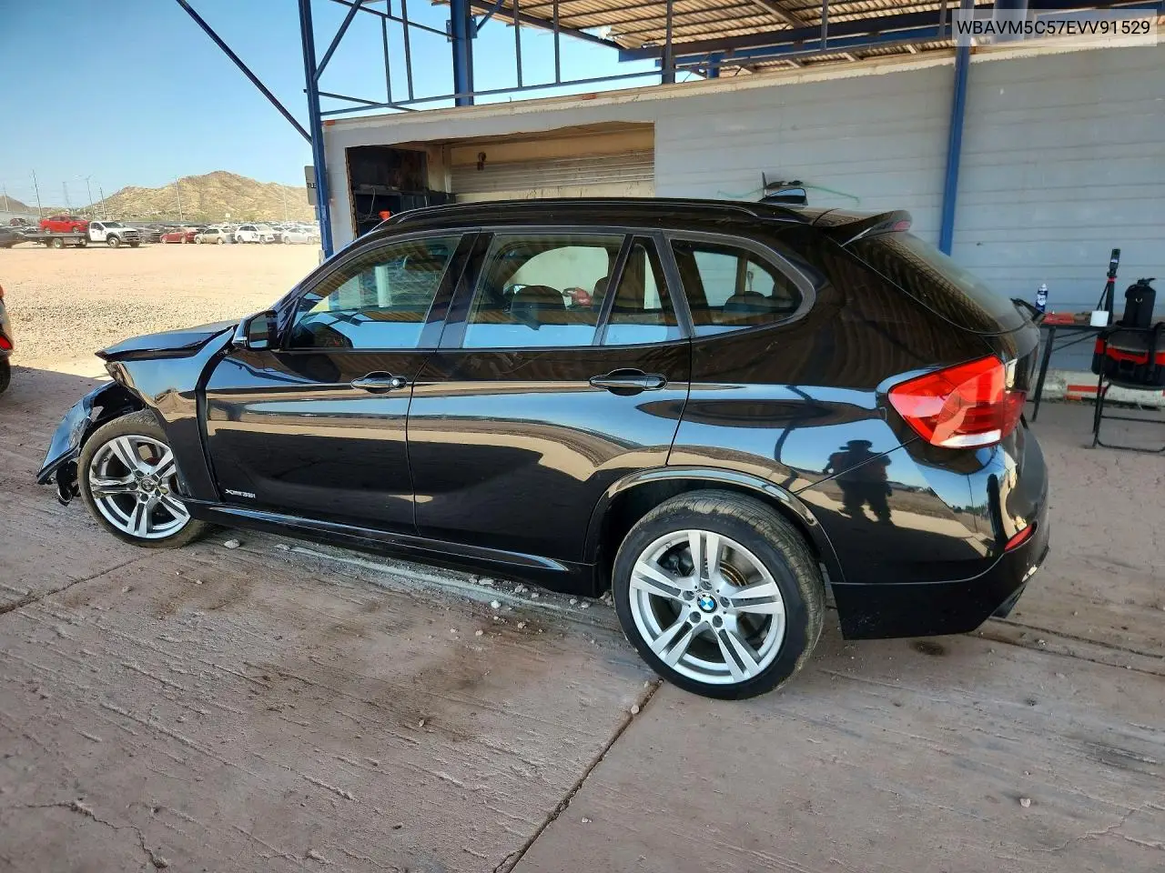 2014 BMW X1 xDrive35I VIN: WBAVM5C57EVV91529 Lot: 59221036