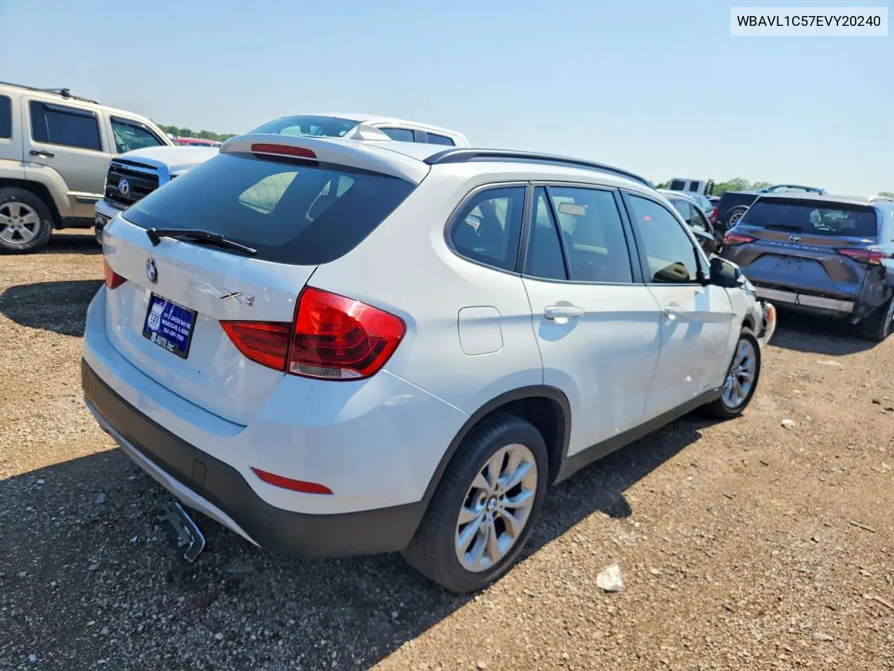 2014 BMW X1 xDrive28I VIN: WBAVL1C57EVY20240 Lot: 59327826
