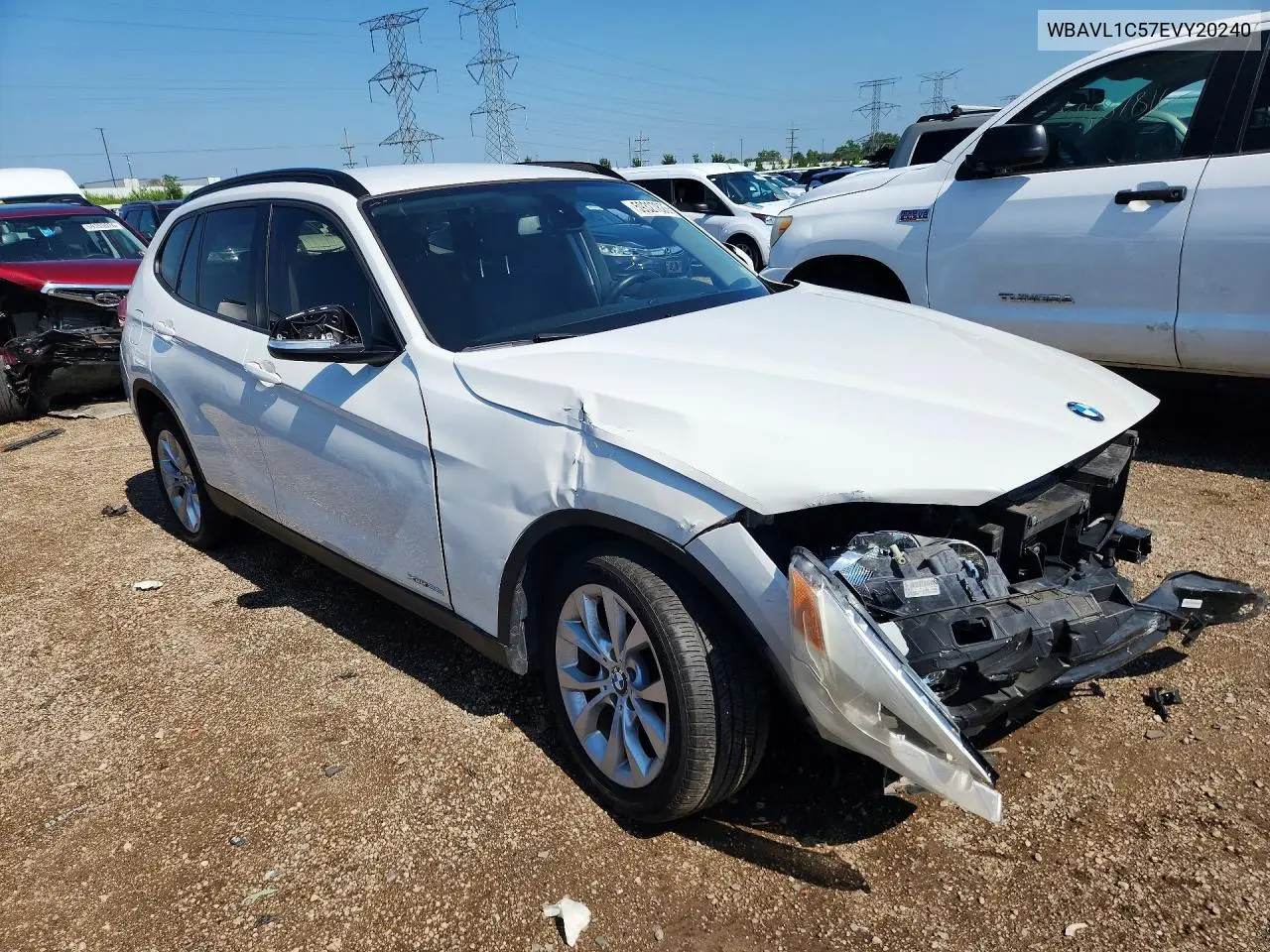2014 BMW X1 xDrive28I VIN: WBAVL1C57EVY20240 Lot: 59327826