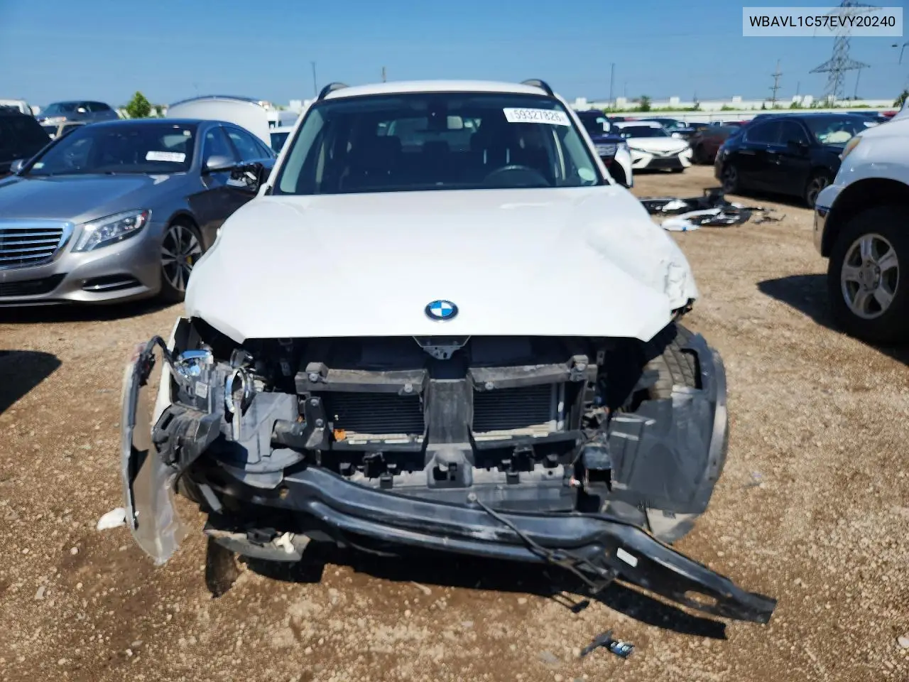 2014 BMW X1 xDrive28I VIN: WBAVL1C57EVY20240 Lot: 59327826