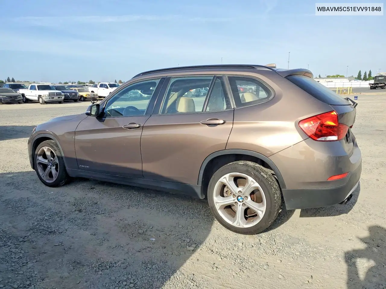 2014 BMW X1 xDrive35I VIN: WBAVM5C51EVV91848 Lot: 59626666