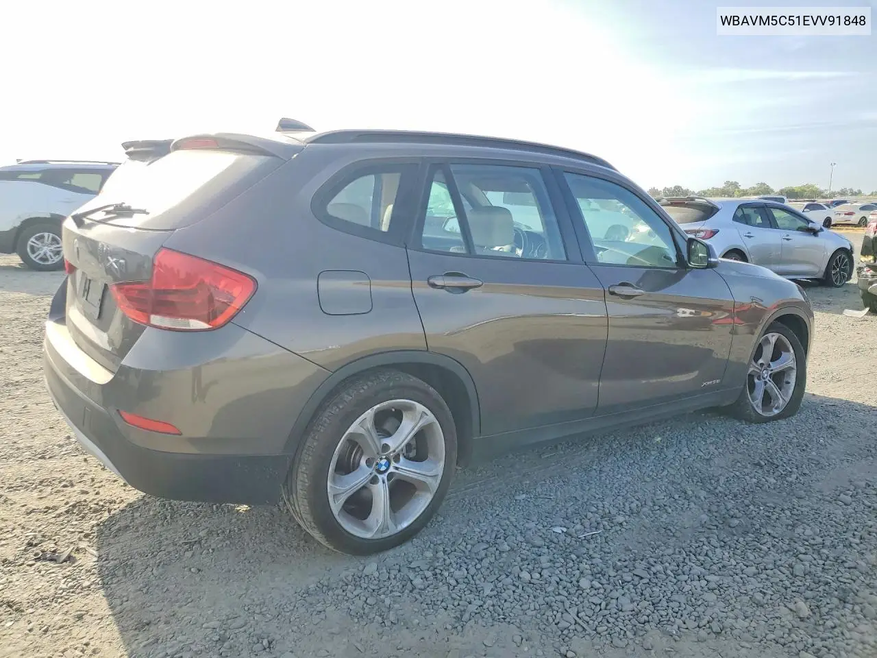2014 BMW X1 xDrive35I VIN: WBAVM5C51EVV91848 Lot: 59626666