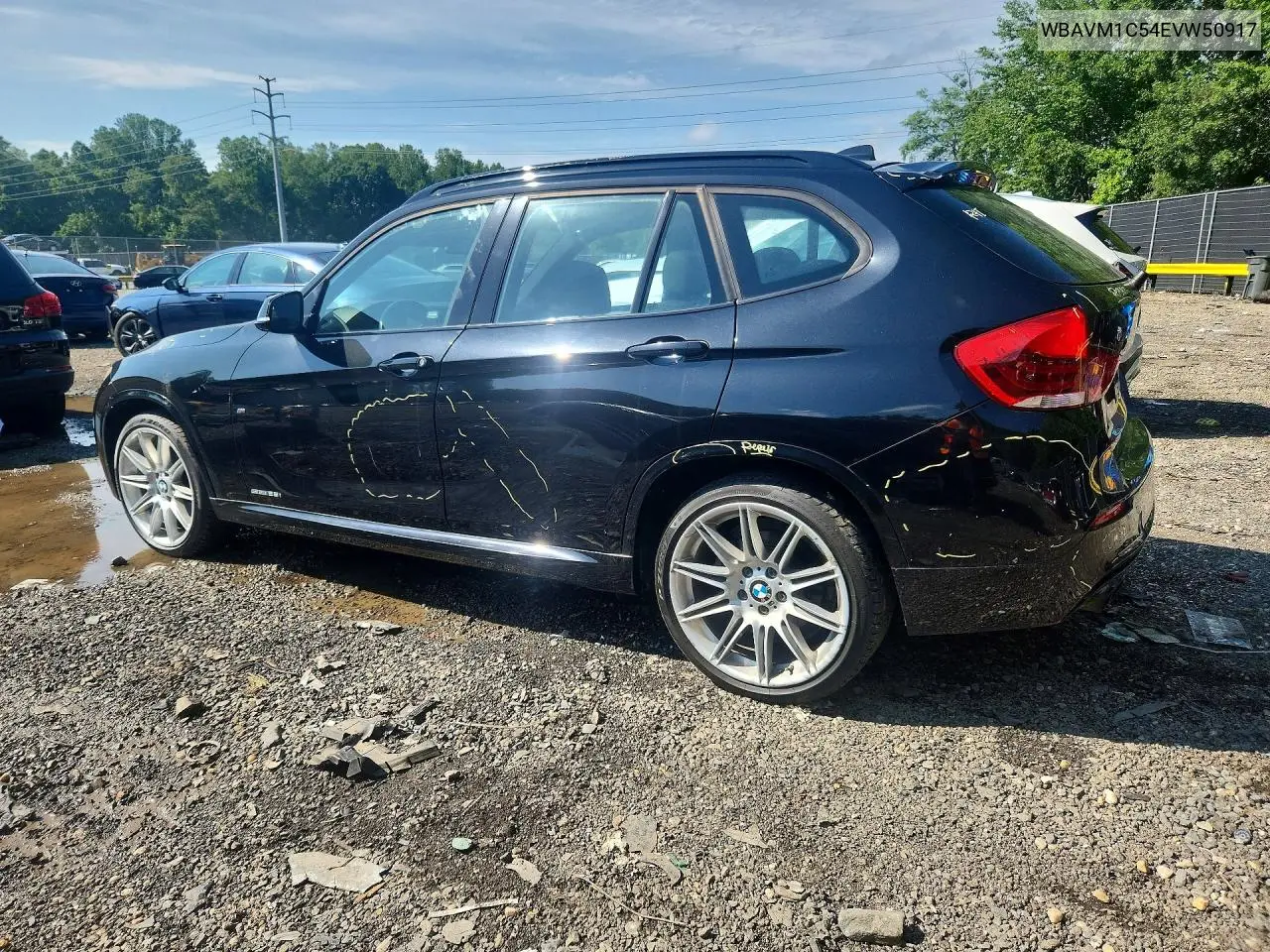 2014 BMW X1 Sdrive28I VIN: WBAVM1C54EVW50917 Lot: 59960126