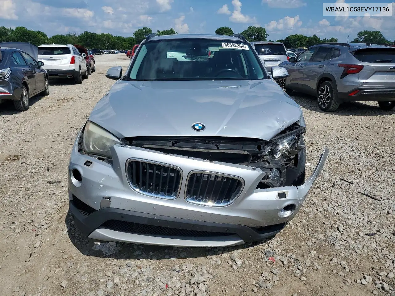 2014 BMW X1 xDrive28I VIN: WBAVL1C58EVY17136 Lot: 60593396