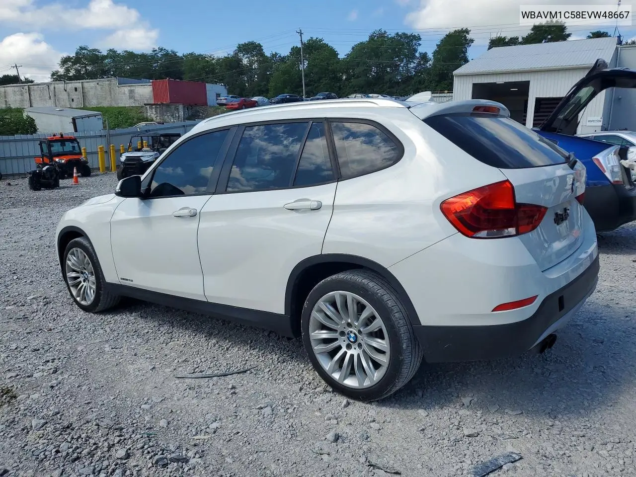 2014 BMW X1 Sdrive28I VIN: WBAVM1C58EVW48667 Lot: 61009636