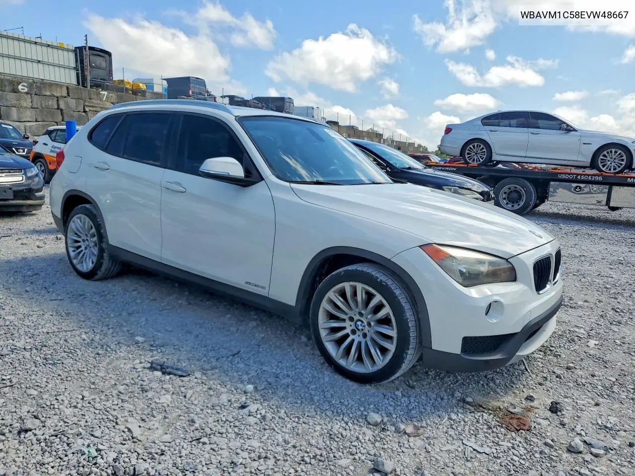 2014 BMW X1 Sdrive28I VIN: WBAVM1C58EVW48667 Lot: 61009636