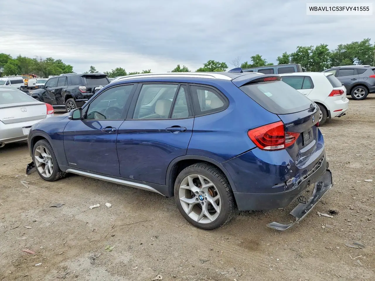 2015 BMW X1 xDrive28I VIN: WBAVL1C53FVY41555 Lot: 56723716