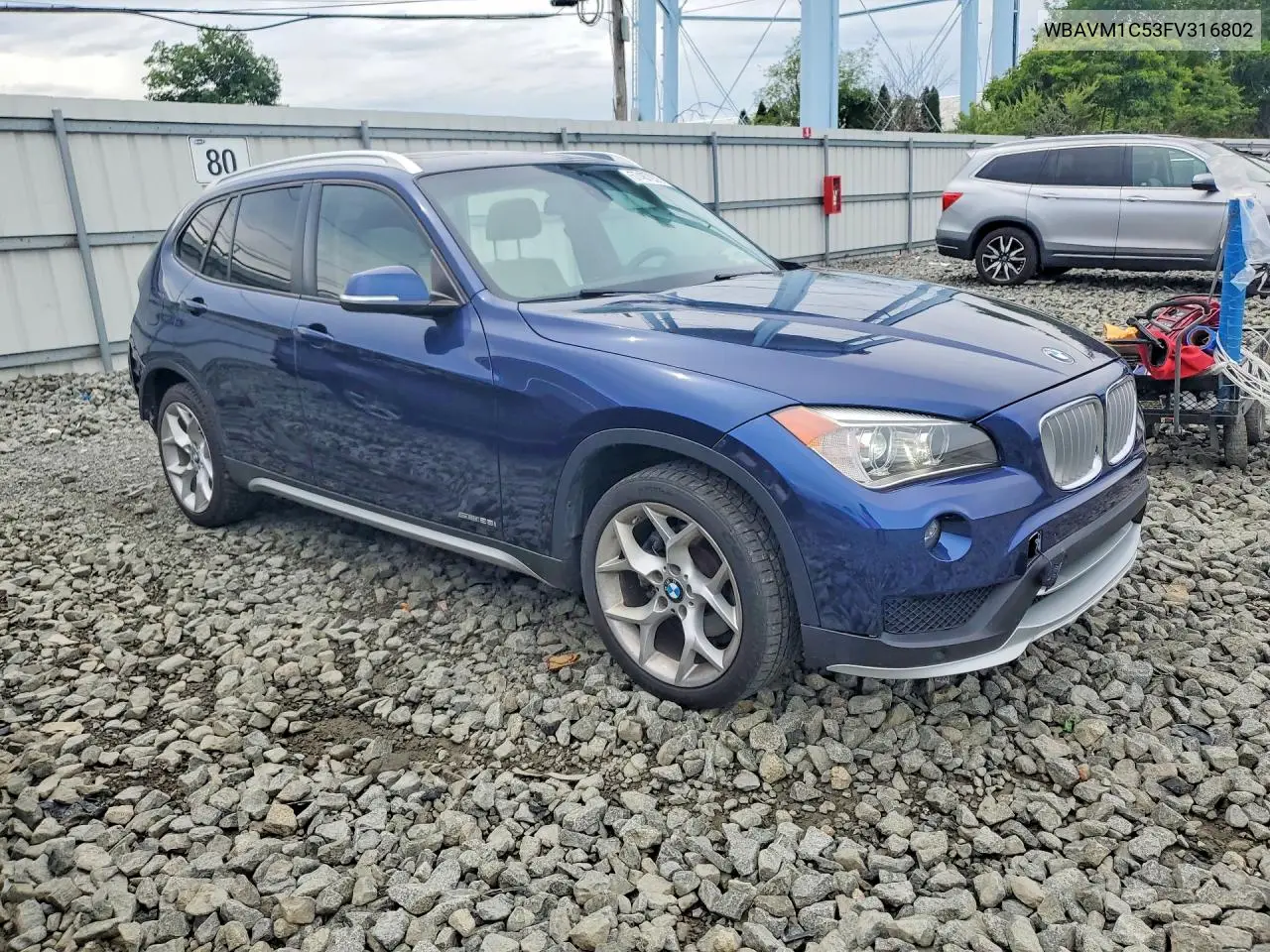 2015 BMW X1 Sdrive28I VIN: WBAVM1C53FV316802 Lot: 57467936
