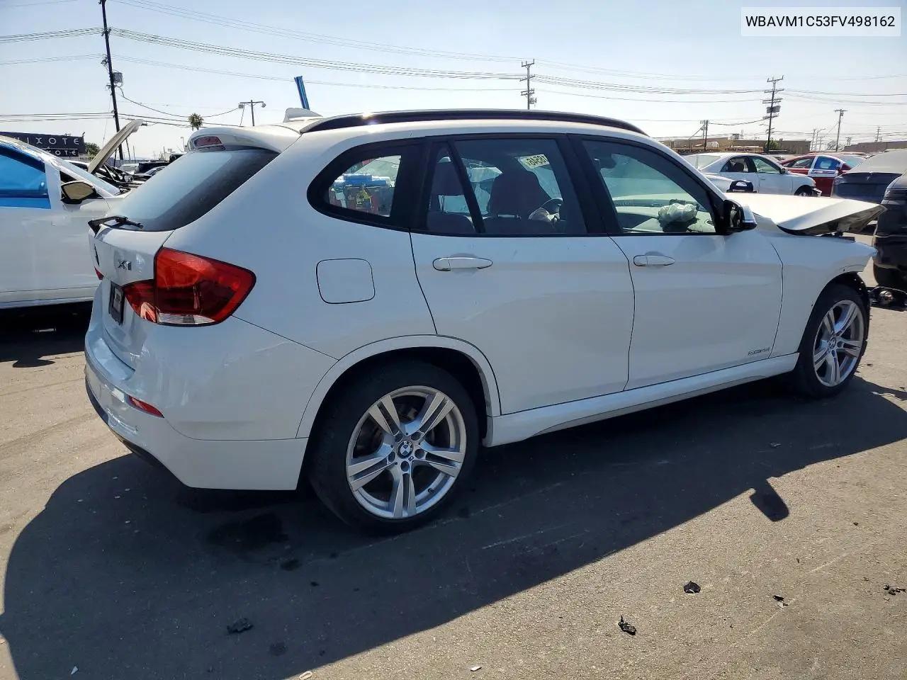 2015 BMW X1 Sdrive28I VIN: WBAVM1C53FV498162 Lot: 58318546