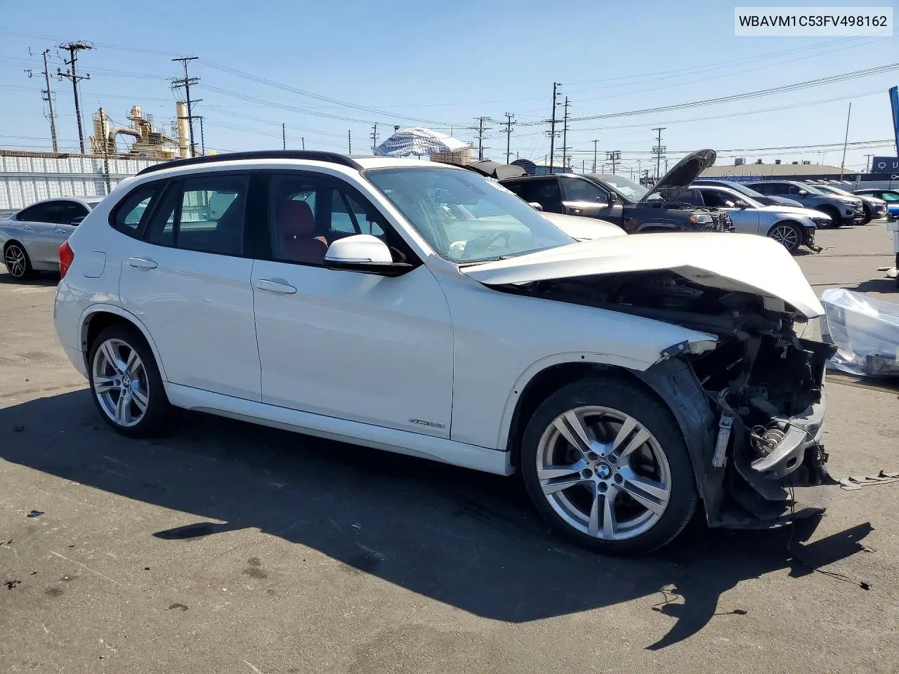 2015 BMW X1 Sdrive28I VIN: WBAVM1C53FV498162 Lot: 58318546