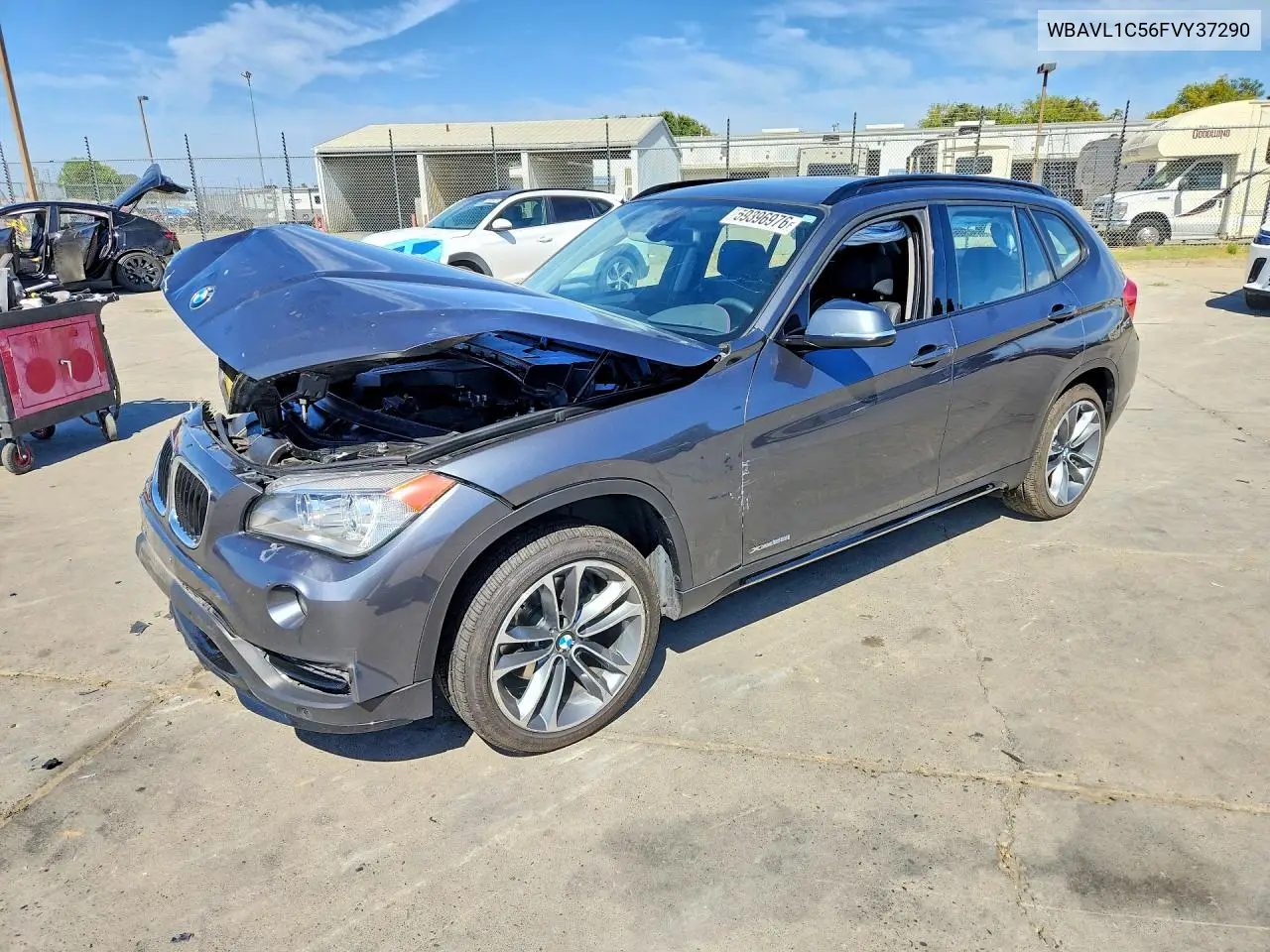 2015 BMW X1 xDrive28I VIN: WBAVL1C56FVY37290 Lot: 59396976