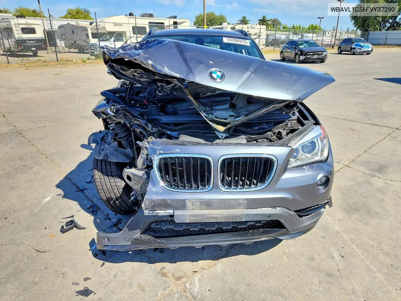 2015 BMW X1 xDrive28I VIN: WBAVL1C56FVY37290 Lot: 59396976