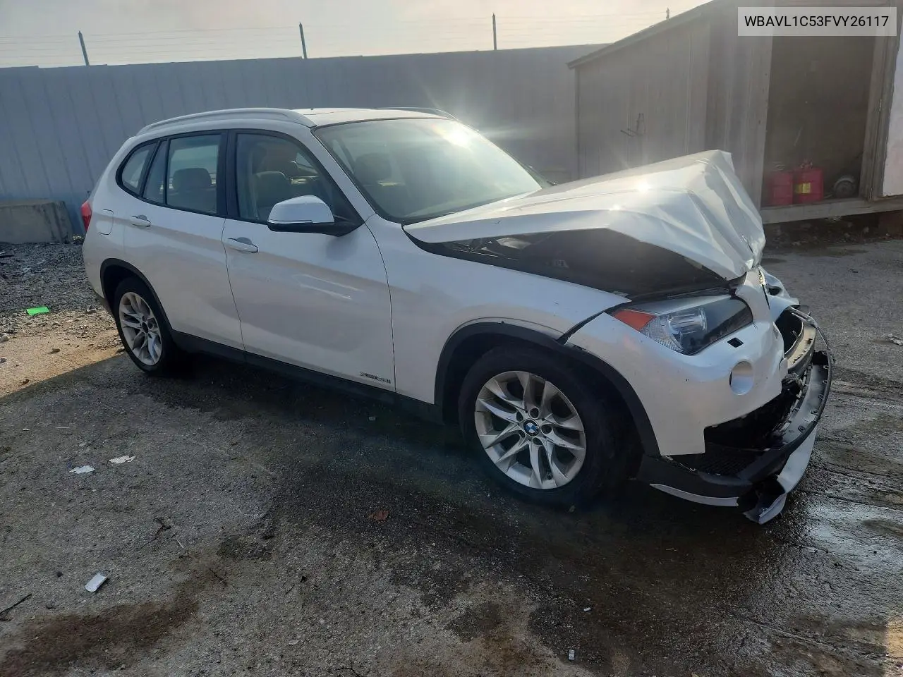 2015 BMW X1 xDrive28I VIN: WBAVL1C53FVY26117 Lot: 59805206