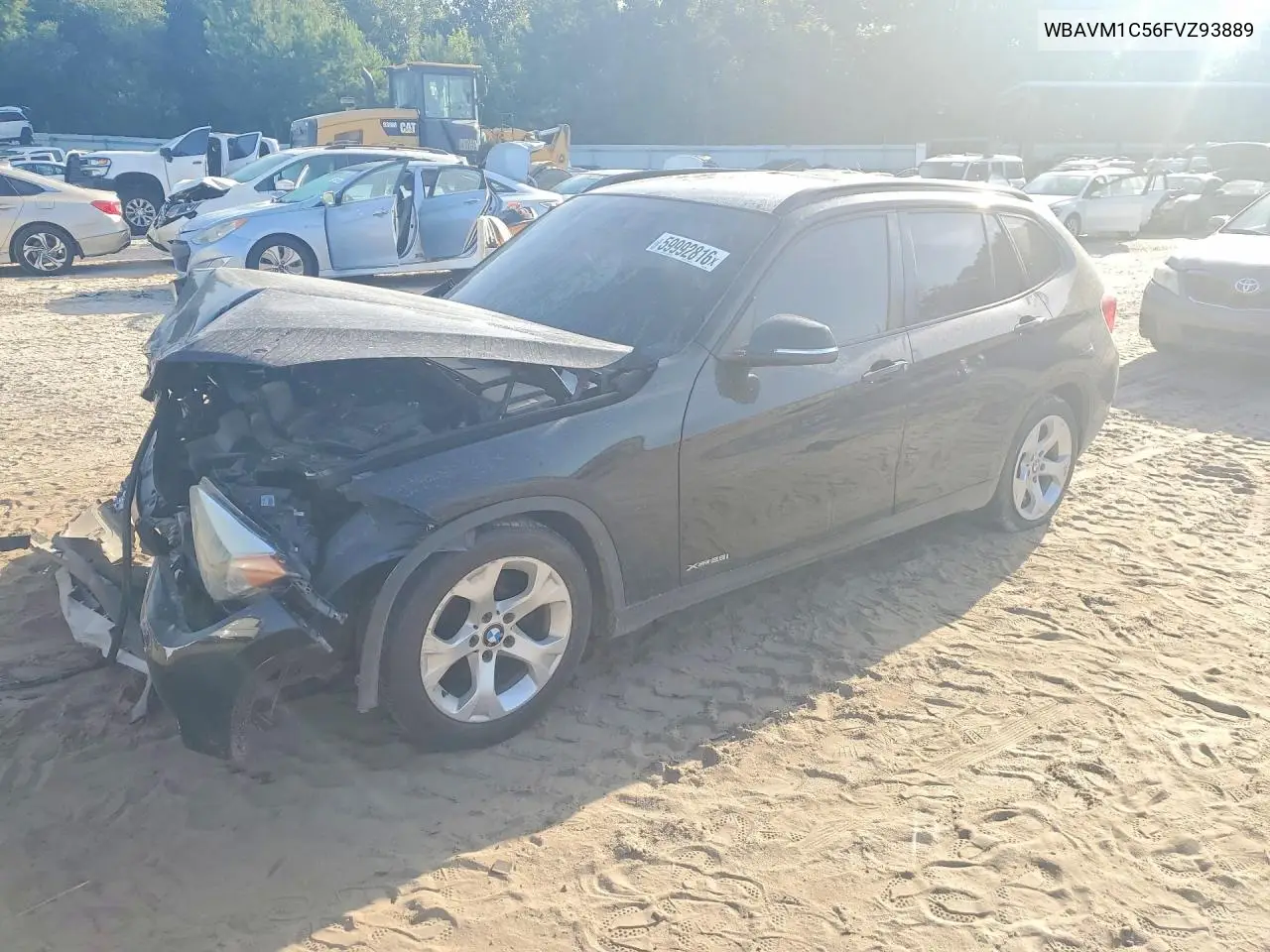 2015 BMW X1 Sdrive28I VIN: WBAVM1C56FVZ93889 Lot: 59992816