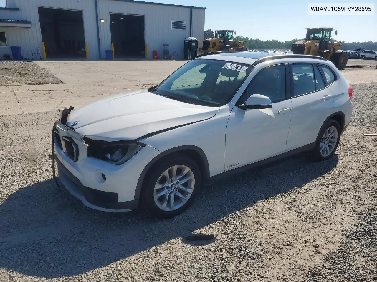 2015 BMW X1 xDrive28I VIN: WBAVL1C59FVY28695 Lot: 60150426