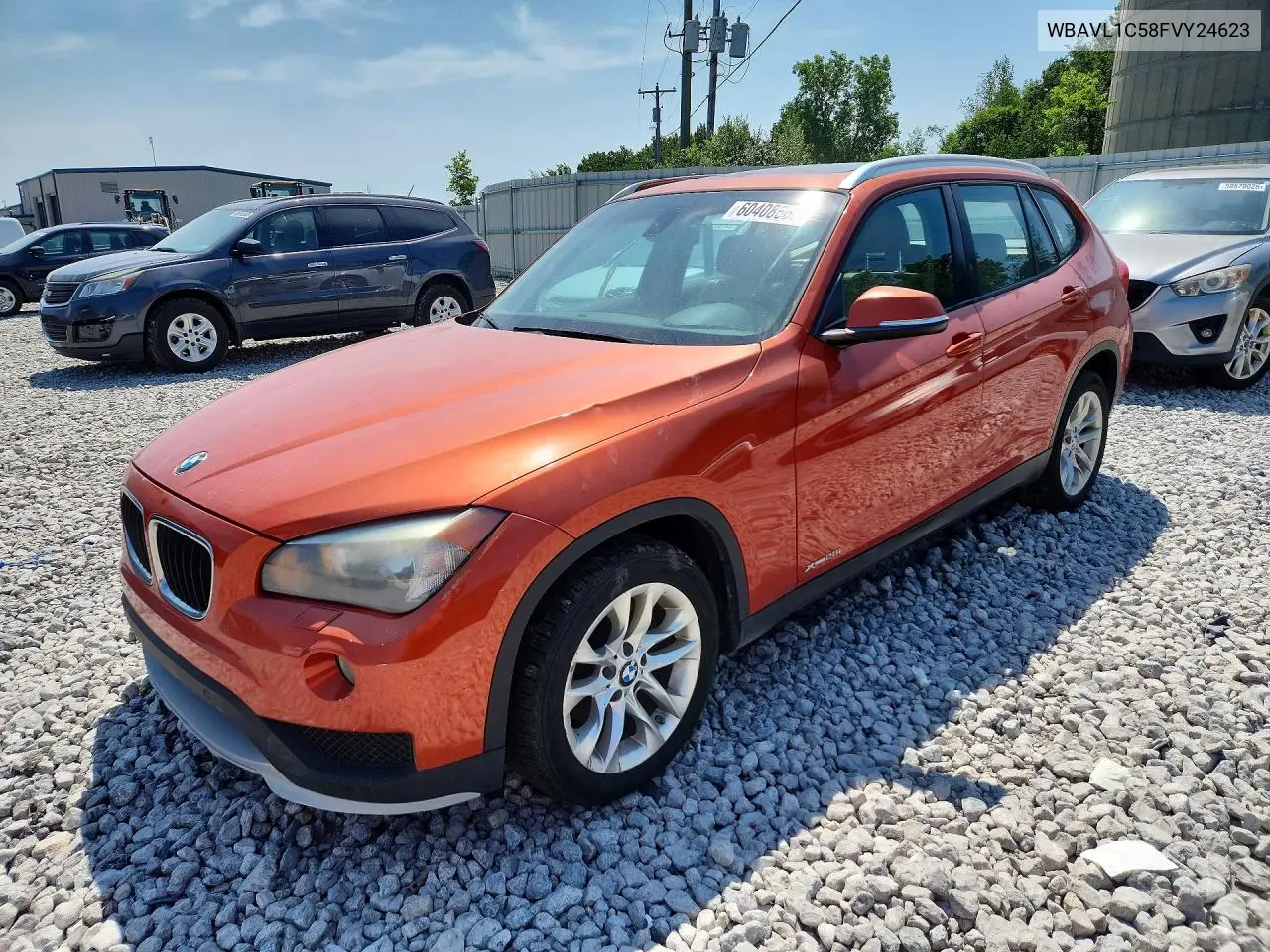 2015 BMW X1 xDrive28I VIN: WBAVL1C58FVY24623 Lot: 60408666