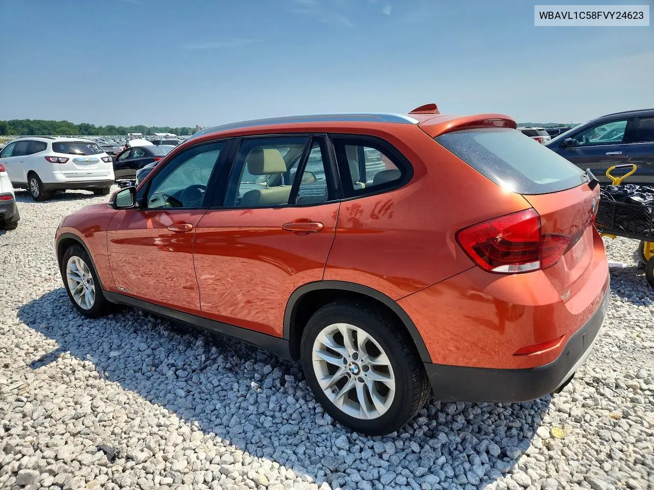 2015 BMW X1 xDrive28I VIN: WBAVL1C58FVY24623 Lot: 60408666