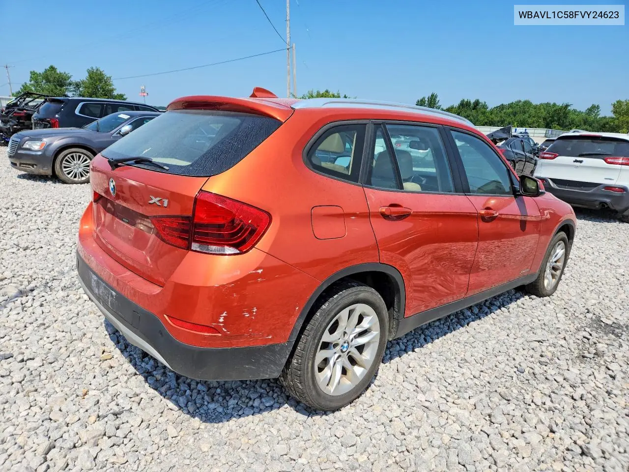 2015 BMW X1 xDrive28I VIN: WBAVL1C58FVY24623 Lot: 60408666