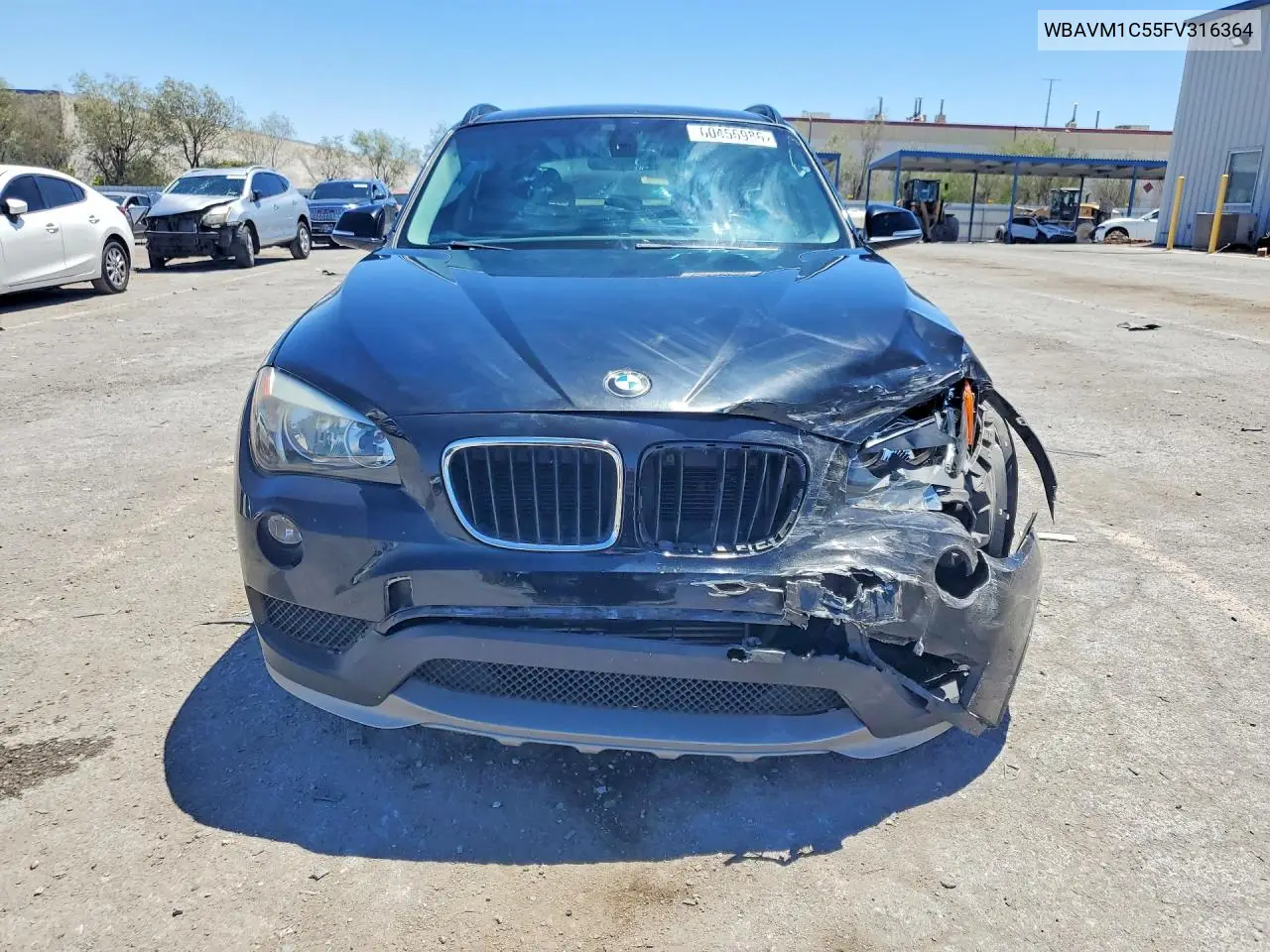 2015 BMW X1 Sdrive28I VIN: WBAVM1C55FV316364 Lot: 60456986