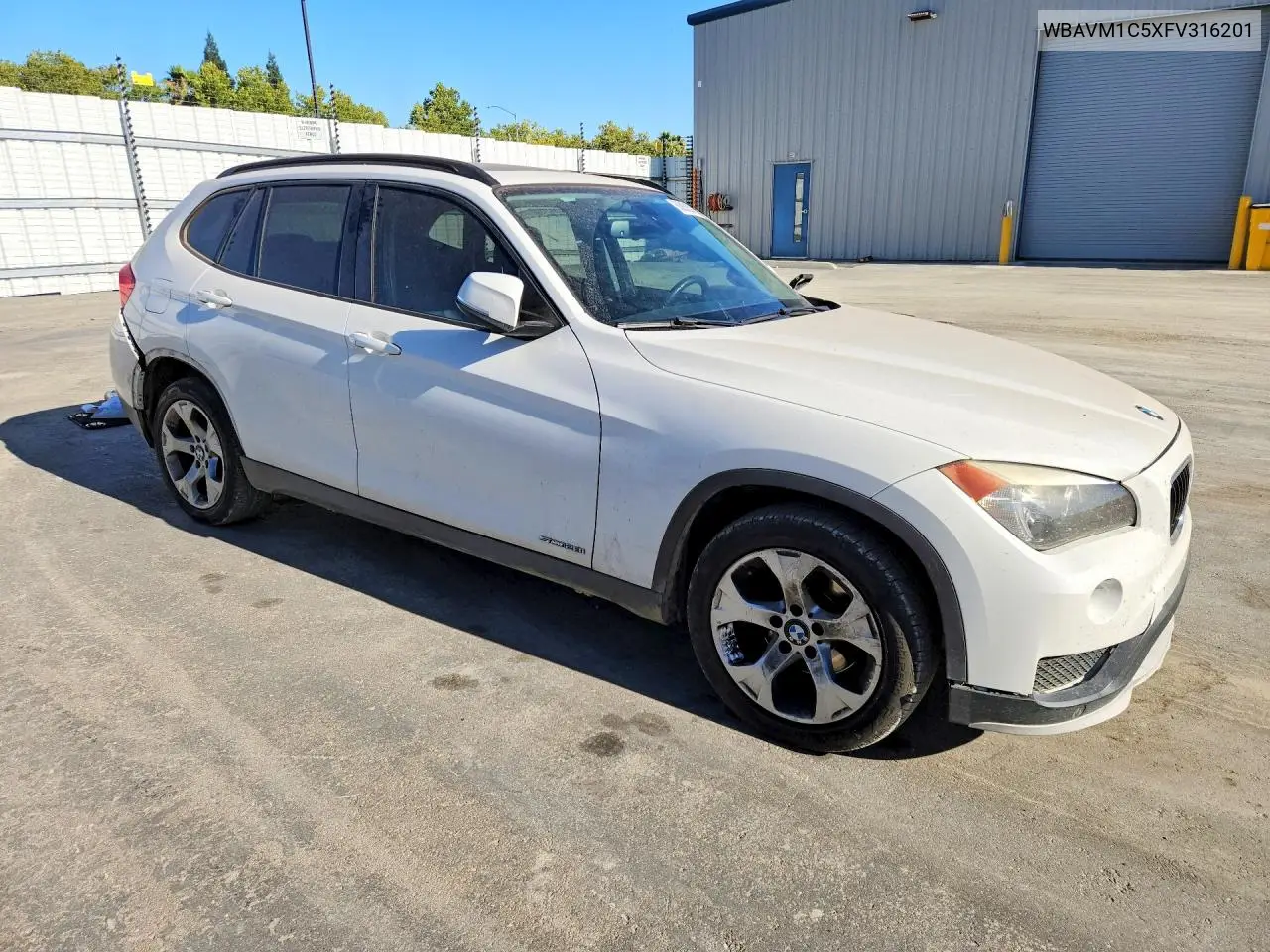 2015 BMW X1 Sdrive28I VIN: WBAVM1C5XFV316201 Lot: 60852076