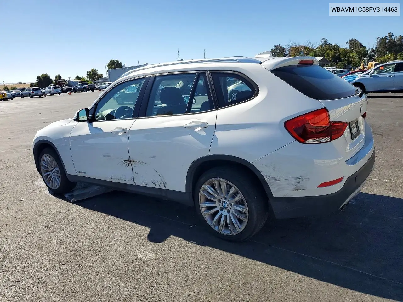 2015 BMW X1 Sdrive28I VIN: WBAVM1C58FV314463 Lot: 61120566