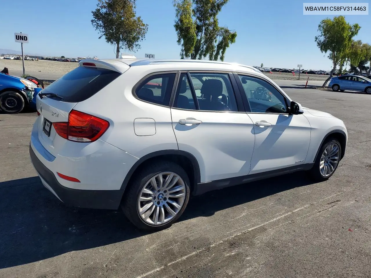 2015 BMW X1 Sdrive28I VIN: WBAVM1C58FV314463 Lot: 61120566